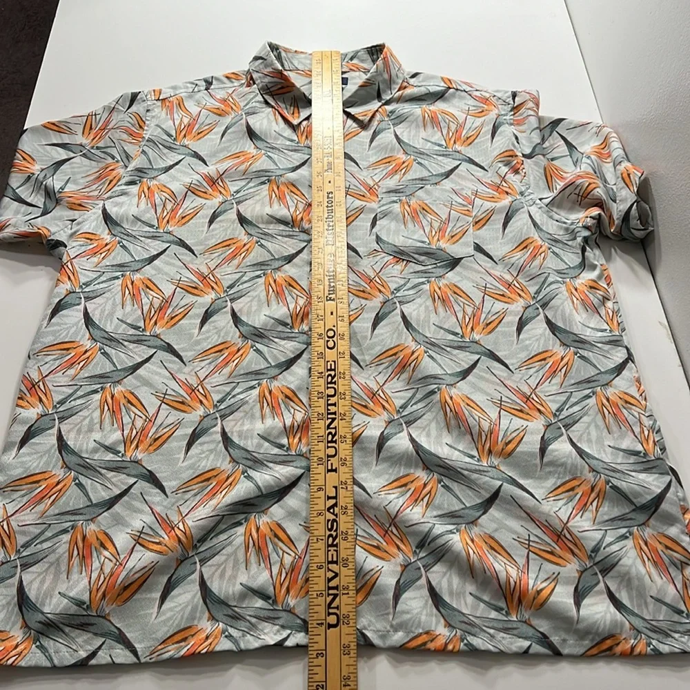 Croft & Barrow Easy Care Men’s size XL Button Down Collared Hawaiian Shirt. - Picture 10 of 10